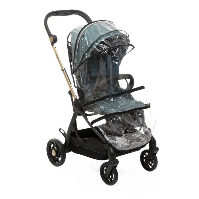 Cochecito Chicco One4Ever Green Gem City - Asiento reversible - Ruedas grandes - Peso: 7,9 kg