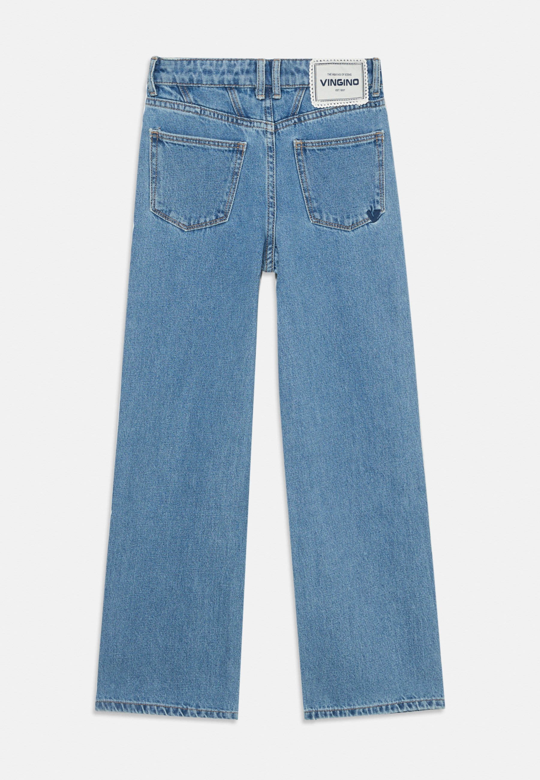 Jean droit Vingino CATO BOW - bleu moyen