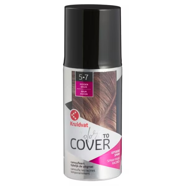 Kruidvat Colors to Cover 5-7 средње смеђи спреј за израштај<br>100ml