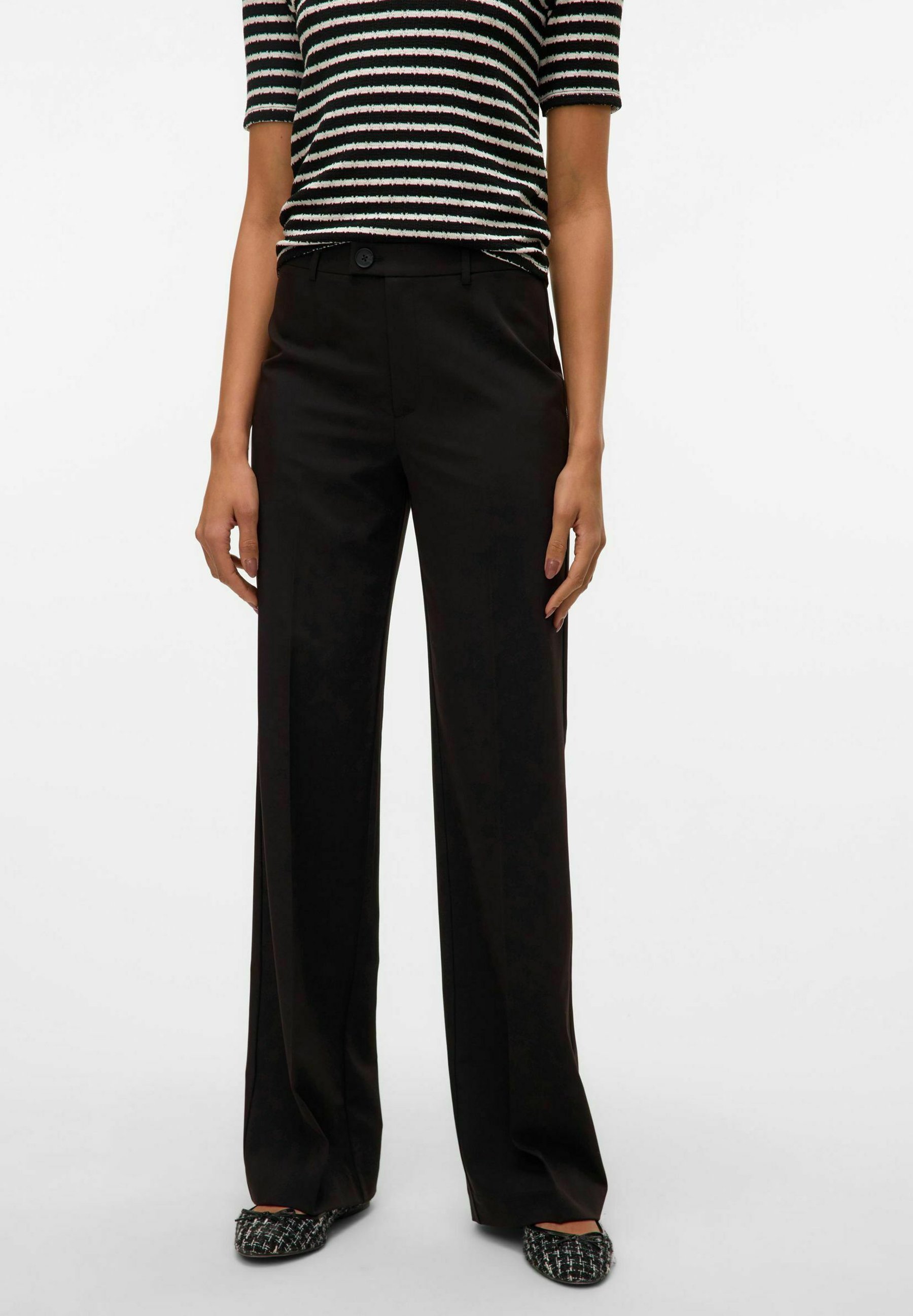 Vero Moda VMTEXAS - Broek - zwart