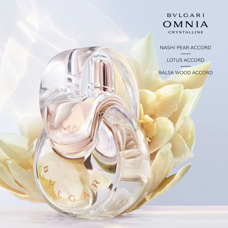 BVLGARI Omnia Crystalline Eau de Toilette, frasco recarregável para mulheres
