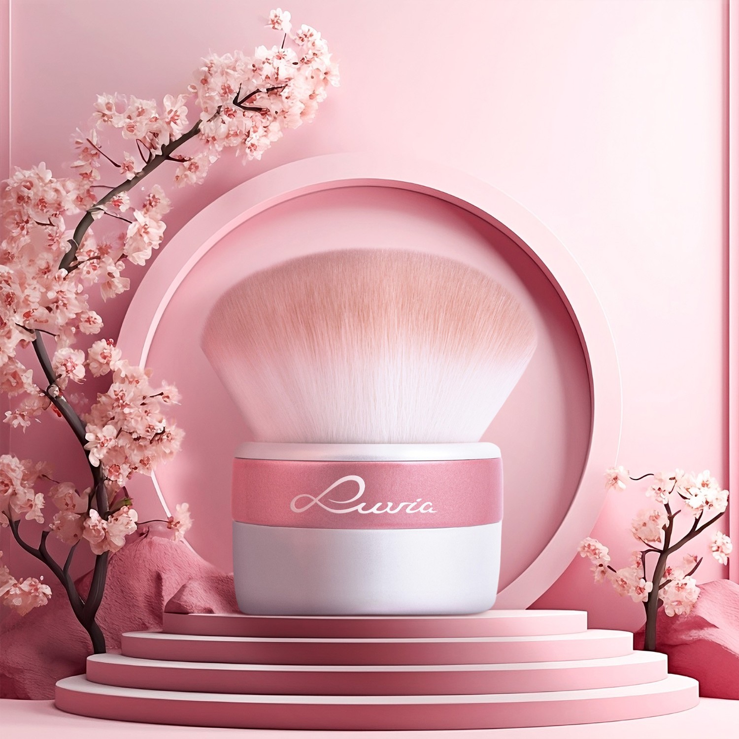 „Luvia“ pudros teptukas „Kabuki“ – „Prime Vegan Candy“ – 1 vnt.