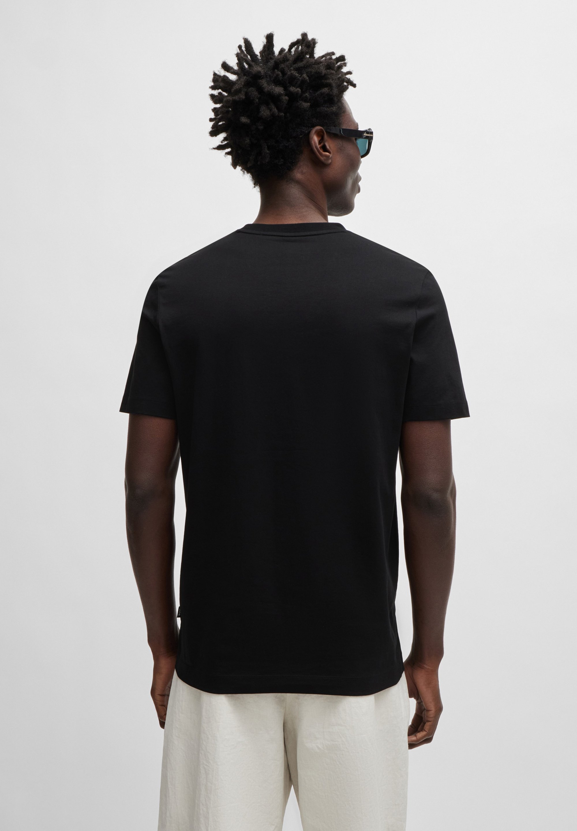 BOSS THOMPSON - Basic T-shirt - zwart