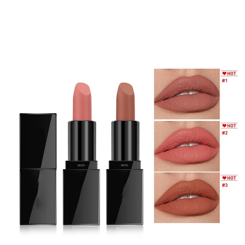 Rouge à lèvres mat, crème hydratante, longue tenue, sans transfert, pigmentation intense, pour des lèvres glamour et sensuelles. TSLM1