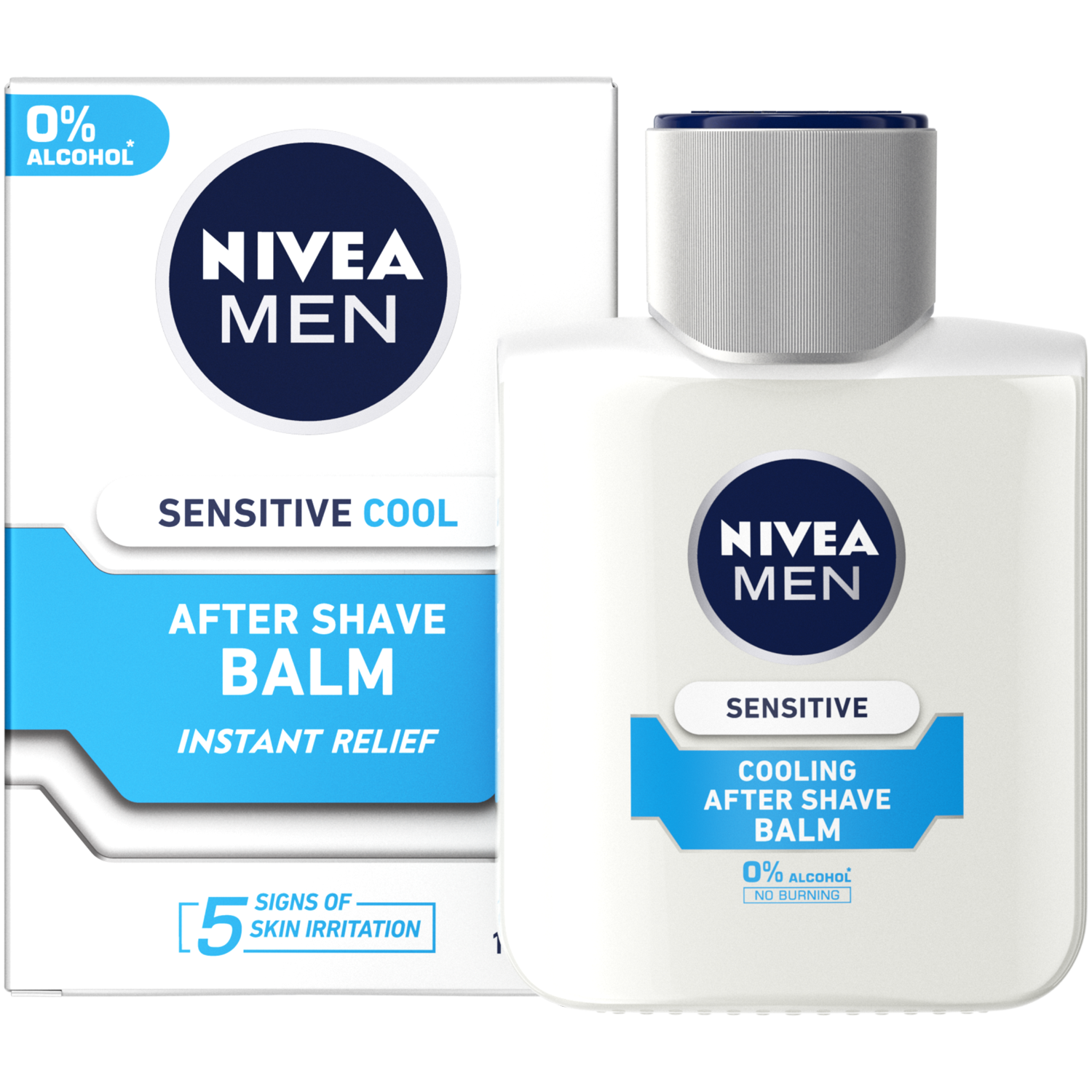 Baume après-rasage Nivea Men 100 ml pour hommes sensibles