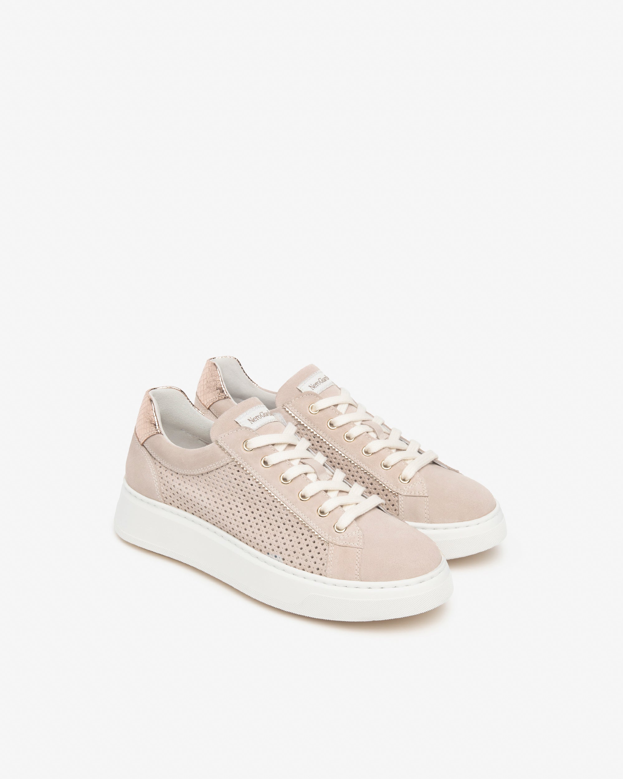  Damen-Sneaker aus Wildleder und Funktionsmaterial