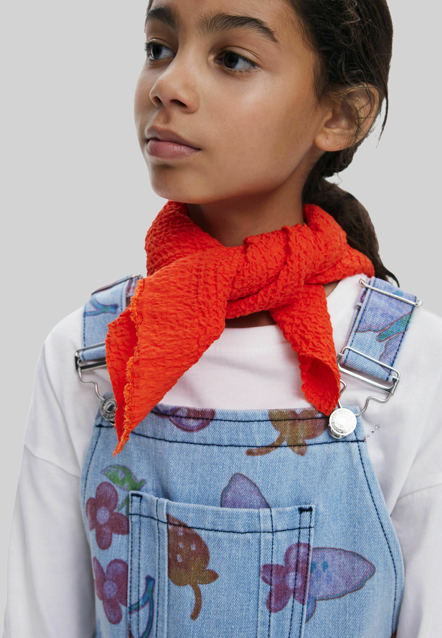 Desigual CON FRUTTA - Dungarees - blu