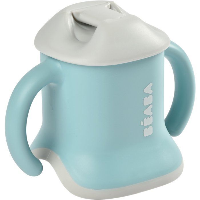 3-in-1-Becher - BEABA - Evoluclip - Blau