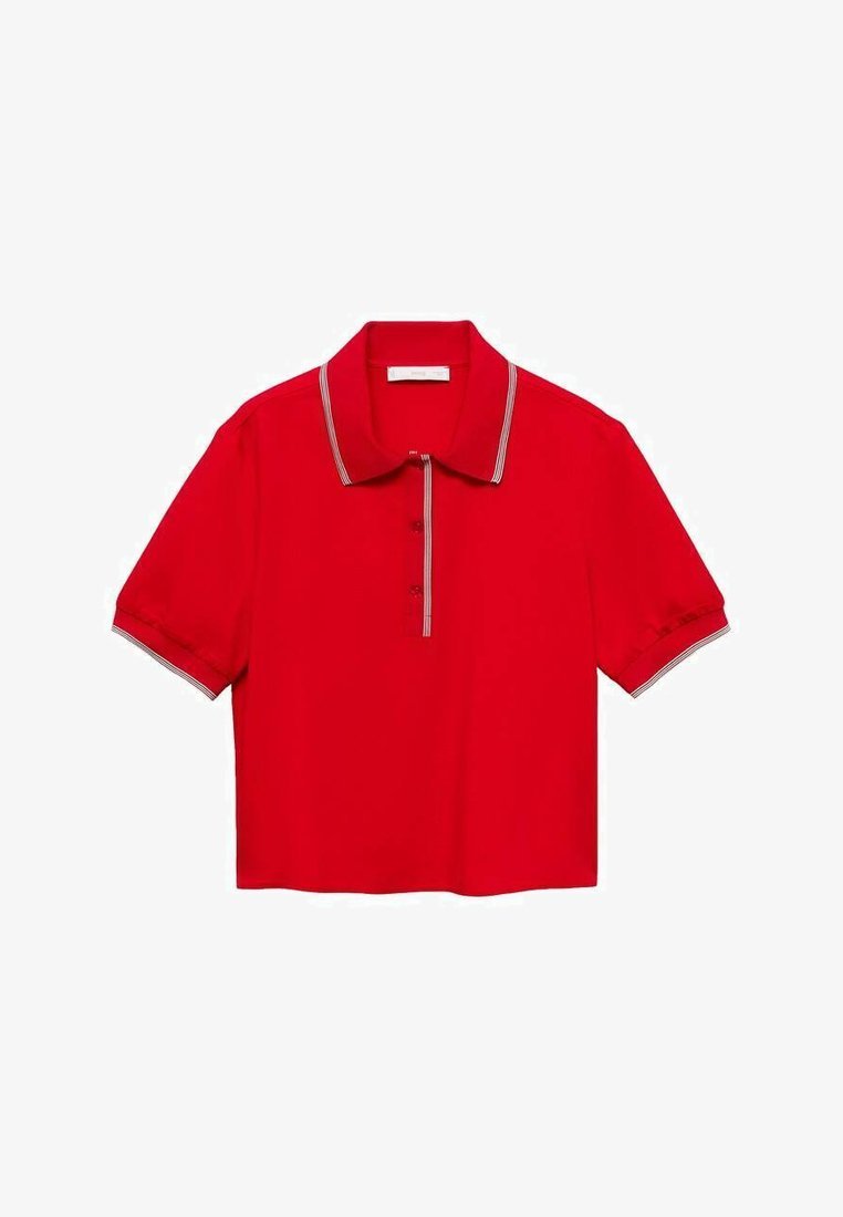 Mango polo marškinėliai – raudoni