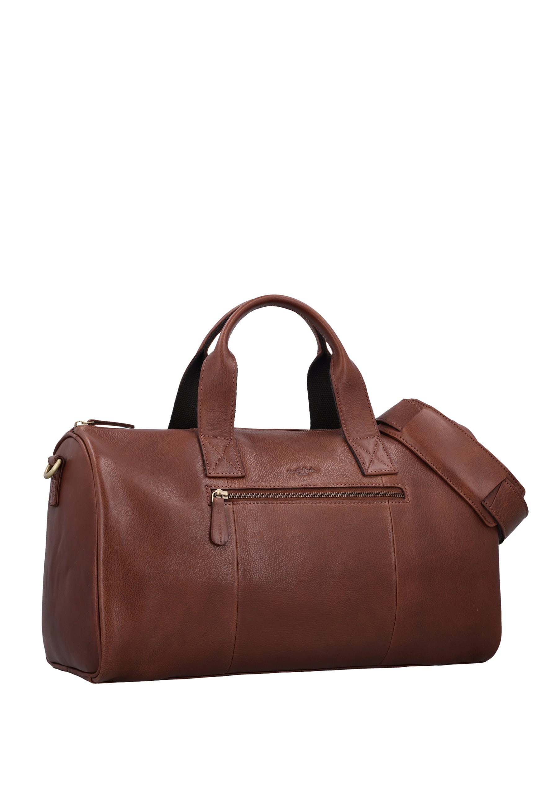 Gusti Leder HALL - Weekend bag - rotbraun