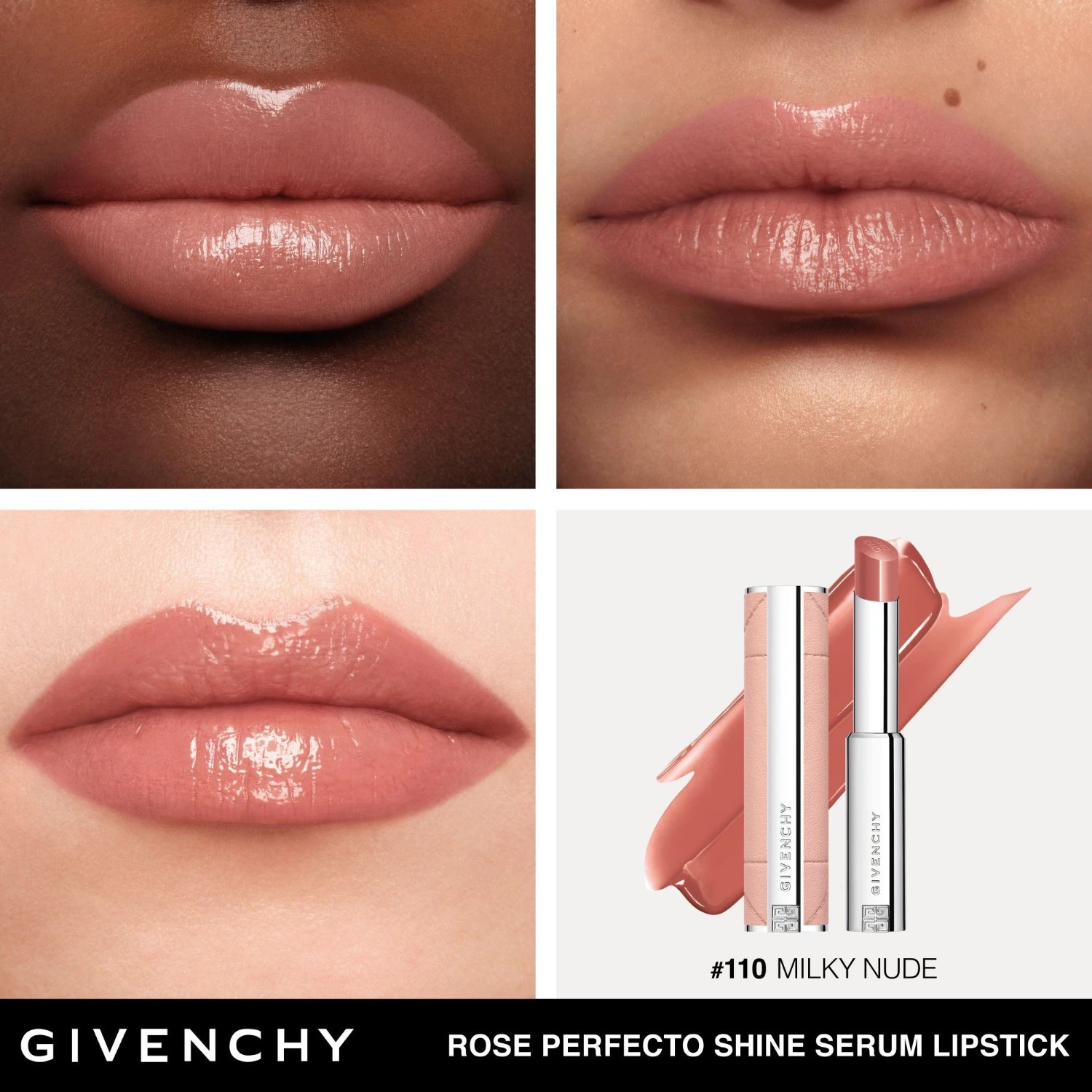 Givenchy Rose Perfecto Shine Serum Lipstick