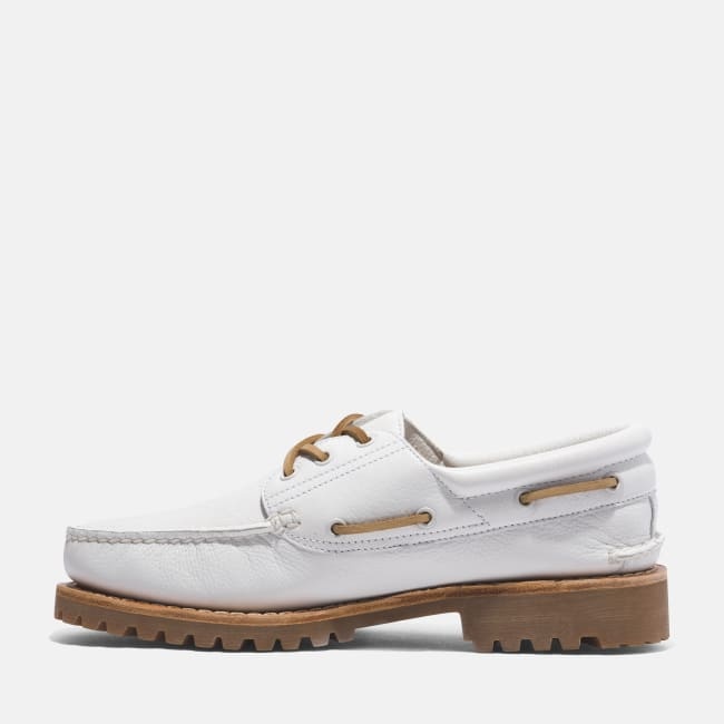 Scarpa da Barca Timberland® Authentic Handsewn                da Uomo in bianco