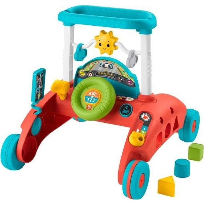 Fisher-Price tweezijdige loopwagen met een constant en regelmatig tempo HJP43