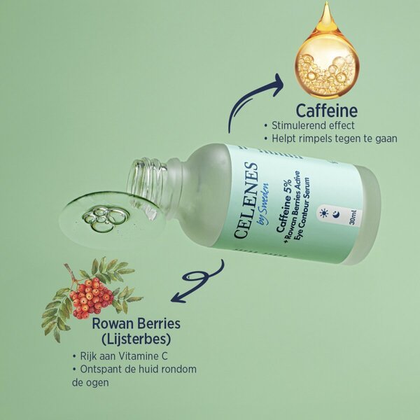 Celenes By Sweden By Sweden kofeīna 5% acu serums<br>30ml - Visiem ādas tipiem