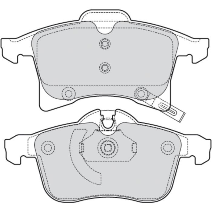 Pastillas de freno de primera gama para Opel Zafira - VALEO - 301860