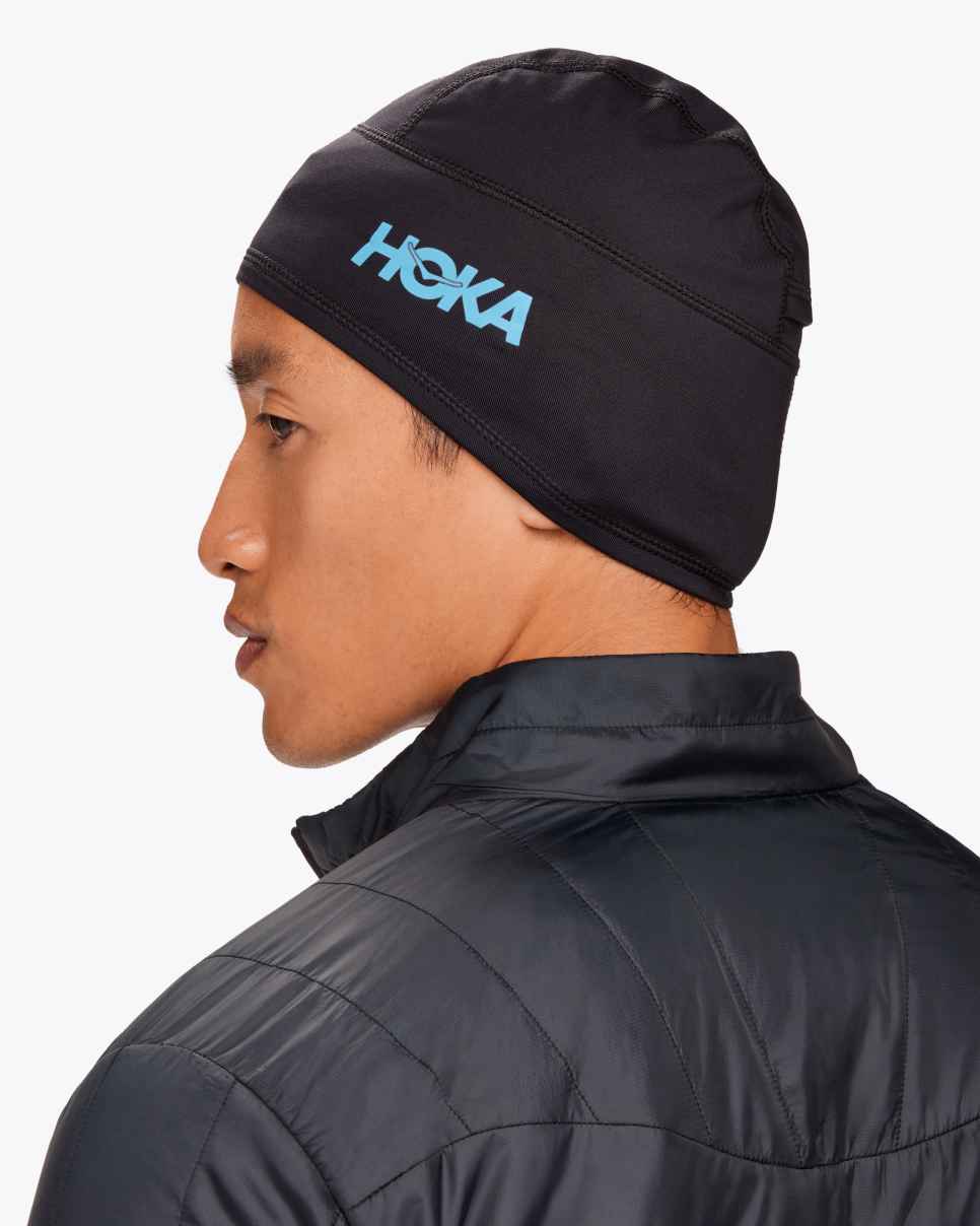 HOKA Berretto in pile ColdSnap nero