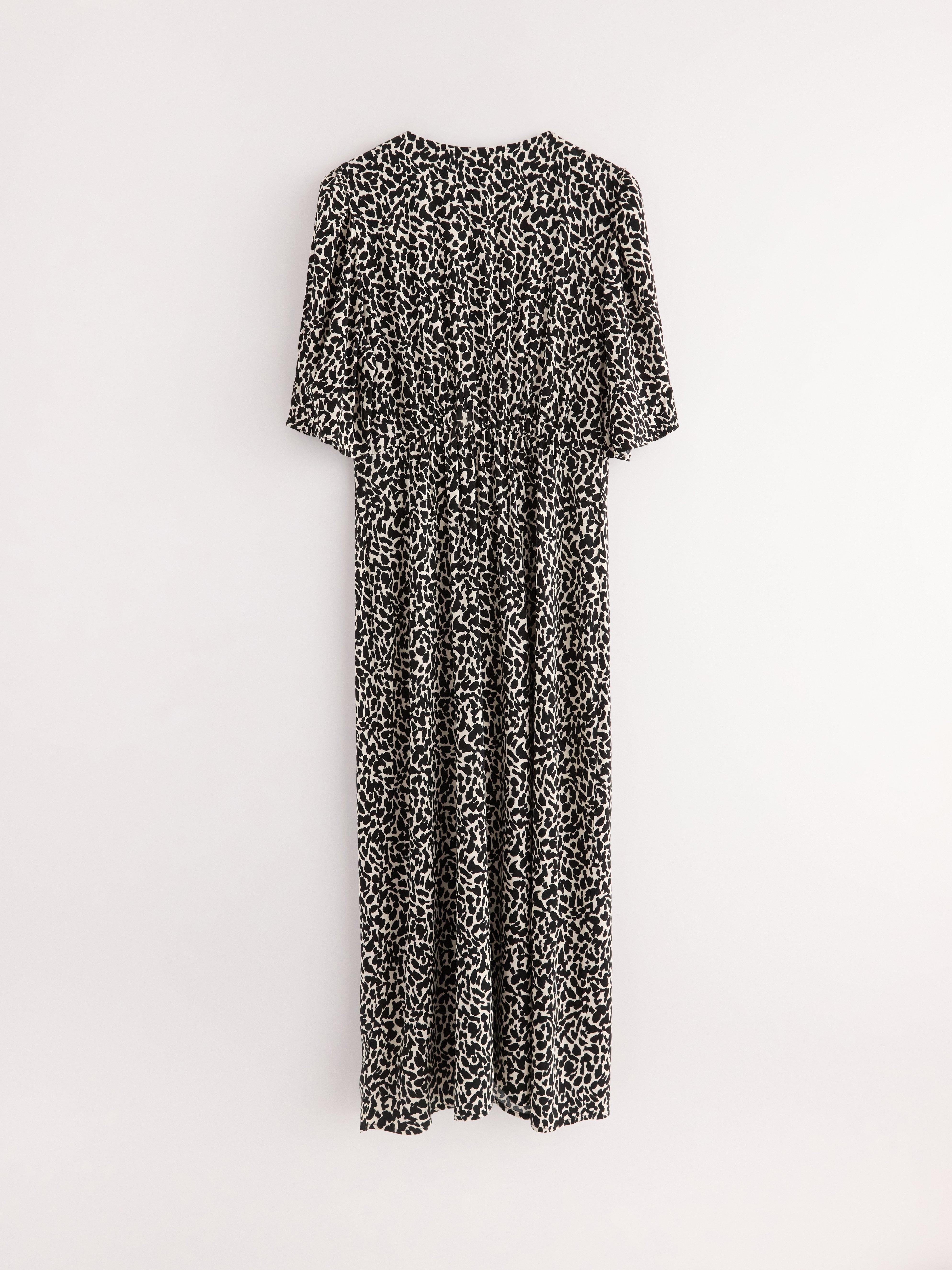 Vestido midi estampado Offblack