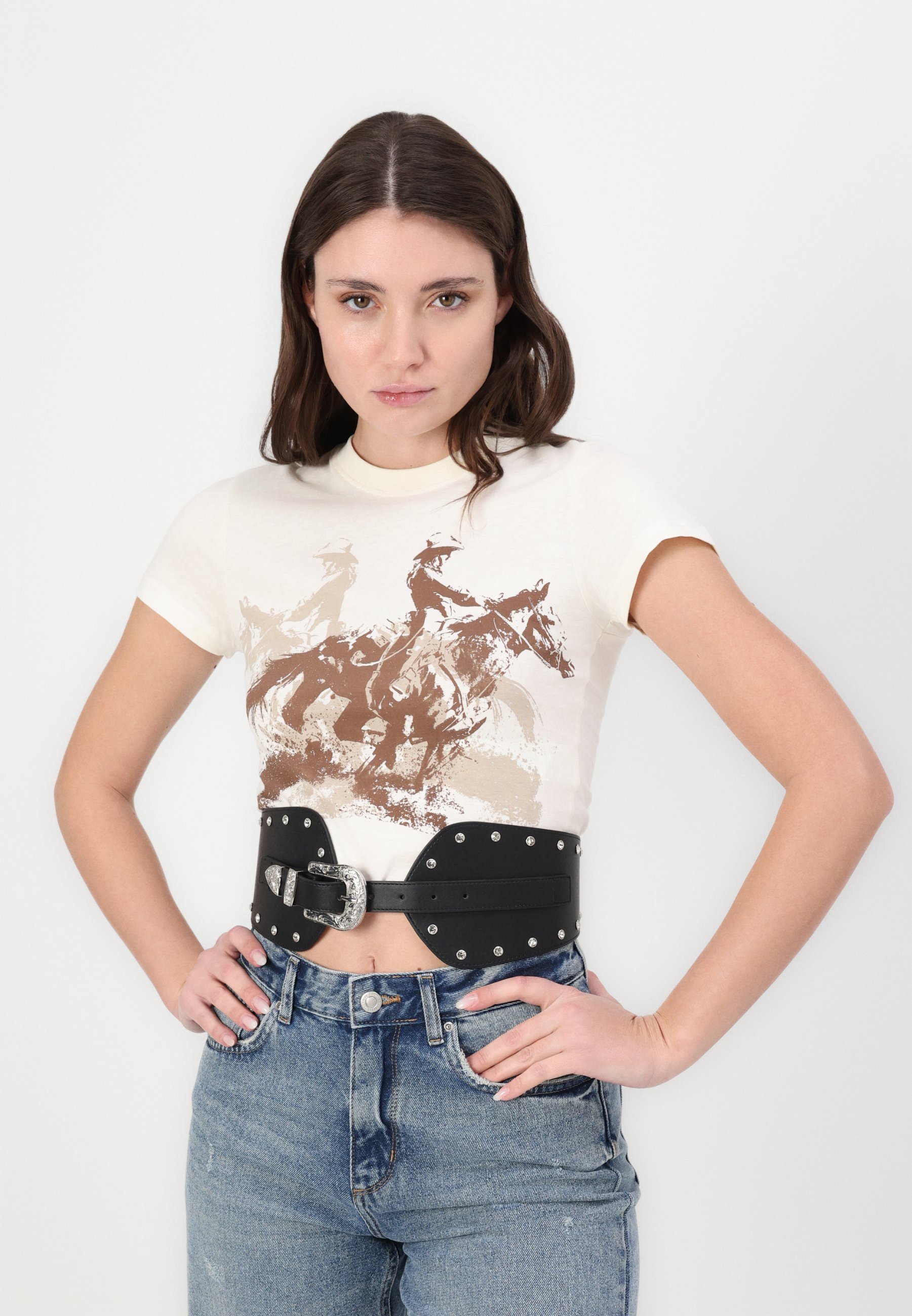 ONLY ONLELLA STRAIGHT - Rechte jeans - mediumblauwe denim