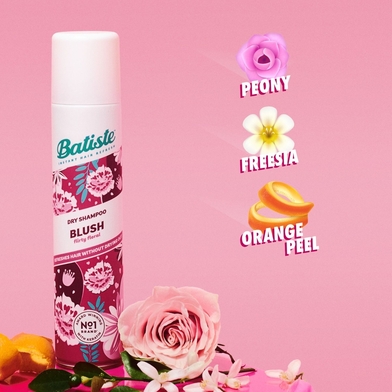 Batiste Trockenshampoo Blush - 200 ml