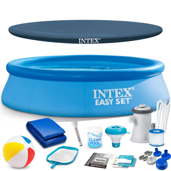 Basen ogrodowy rozporowy Intex 244x61 zestaw 16w1