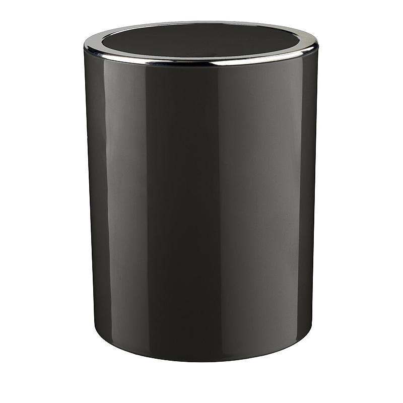 Cubo de basura doméstico con tapa abatible