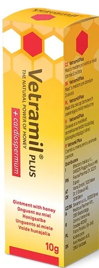 VETRAMIL Vetramil Plus Pommade au Miel contre les démangeaisons à usage vétérinaire 10 g