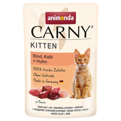 Animonda Carny Kitten Beutel-Sparpackung 24 x 85 g