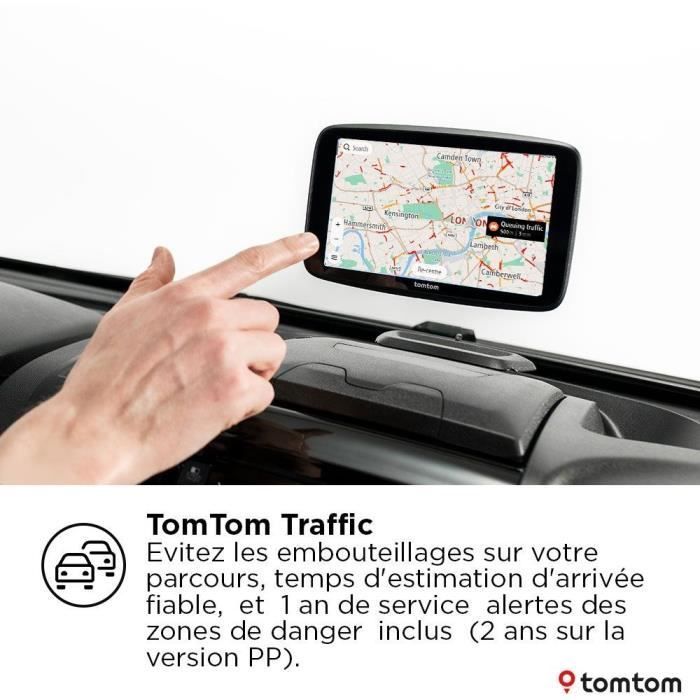 TomTom GO Camper Max de 2.ª generación - GPS para autocaravanas, caravanas y coches - Pantalla de 7 pulgadas - Puntos de interés específicos - Mapa mundial