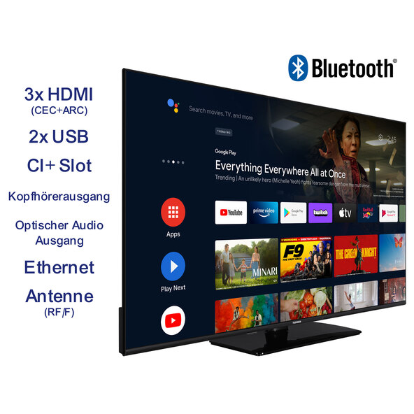 Televizor inteligent Android UHD de 50