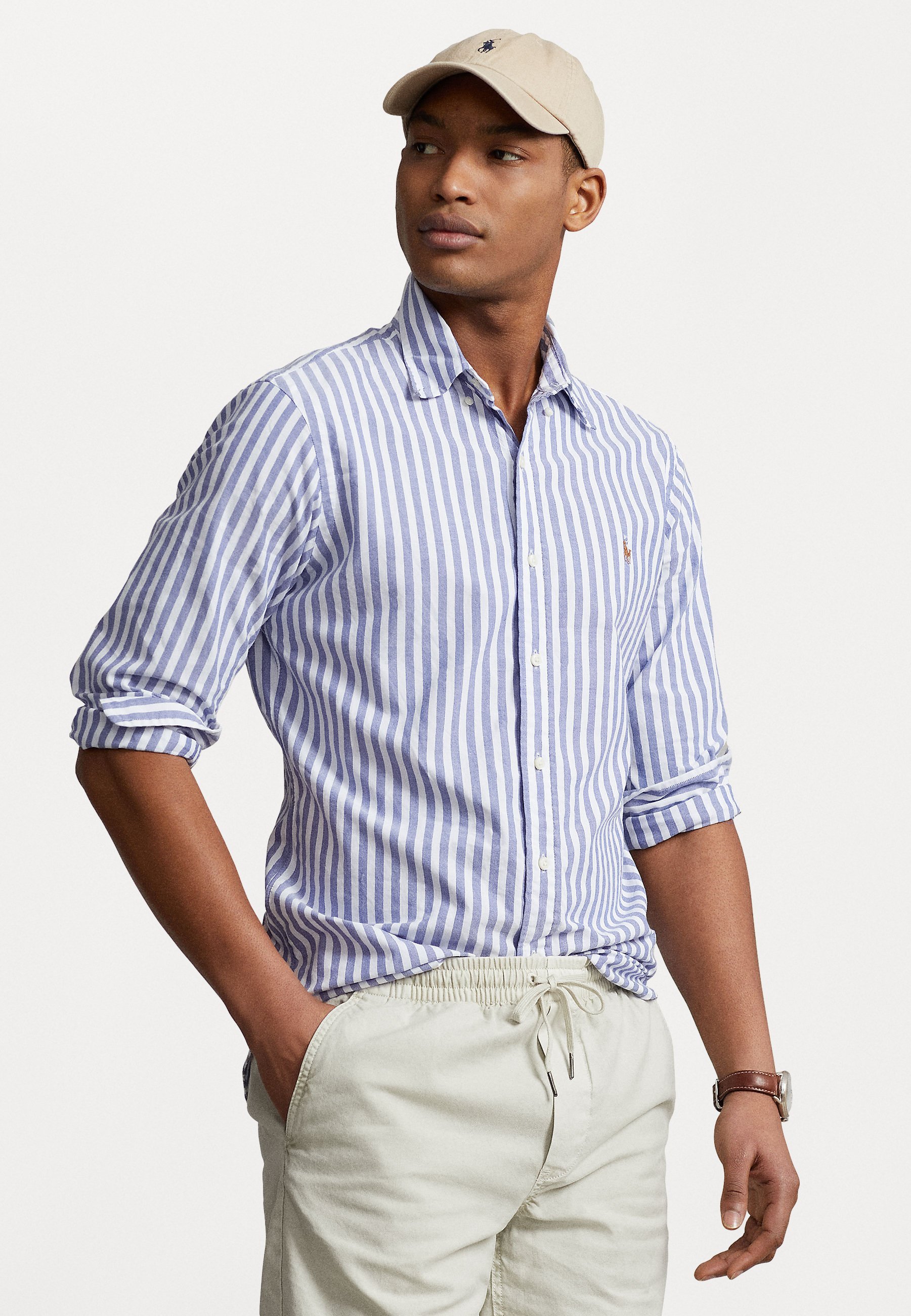POLO RALPH LAUREN OXFORD SHIRT - Košile - black/white
