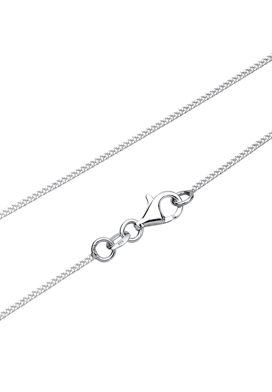 Elli DIAMONDS Femme Pendentif Attachement Simple Diamant (0,03 ct.) - (925/1000) Argent