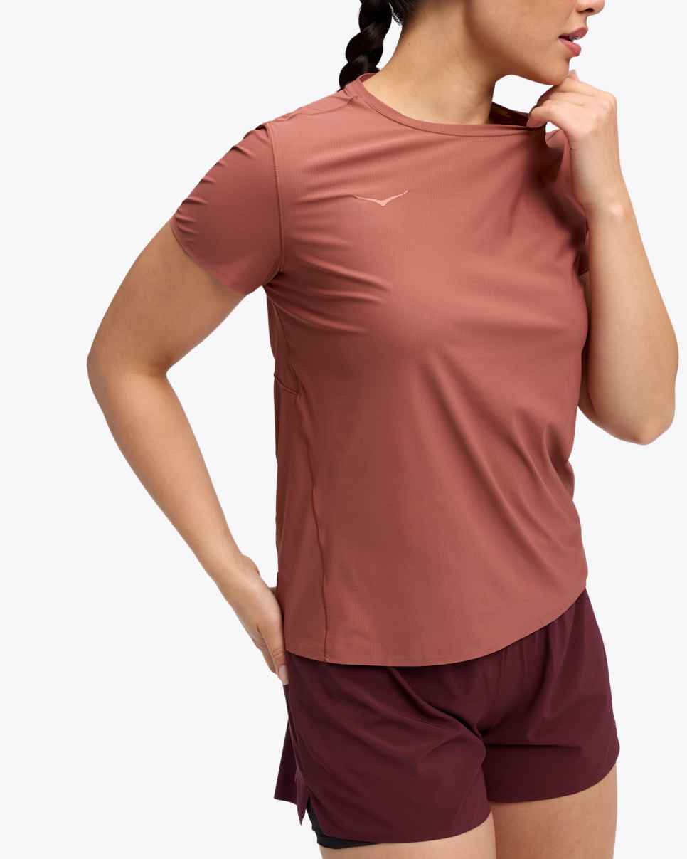HOKA T-shirt à manches courtes Airolite 2.0 Rouge