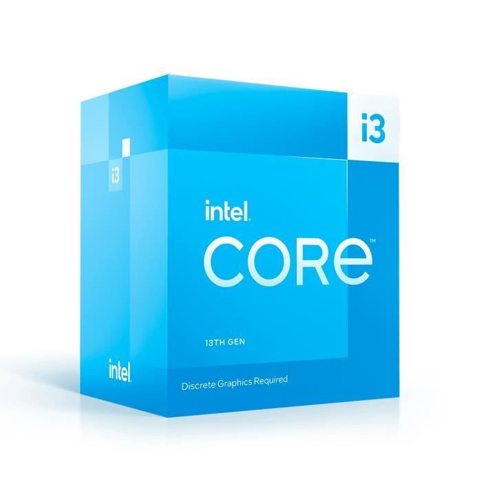 Processore Intel Core i3-13100F - INTEL - 3,4 GHz / 4,5 GHz - 4 core - 12 MB di cache