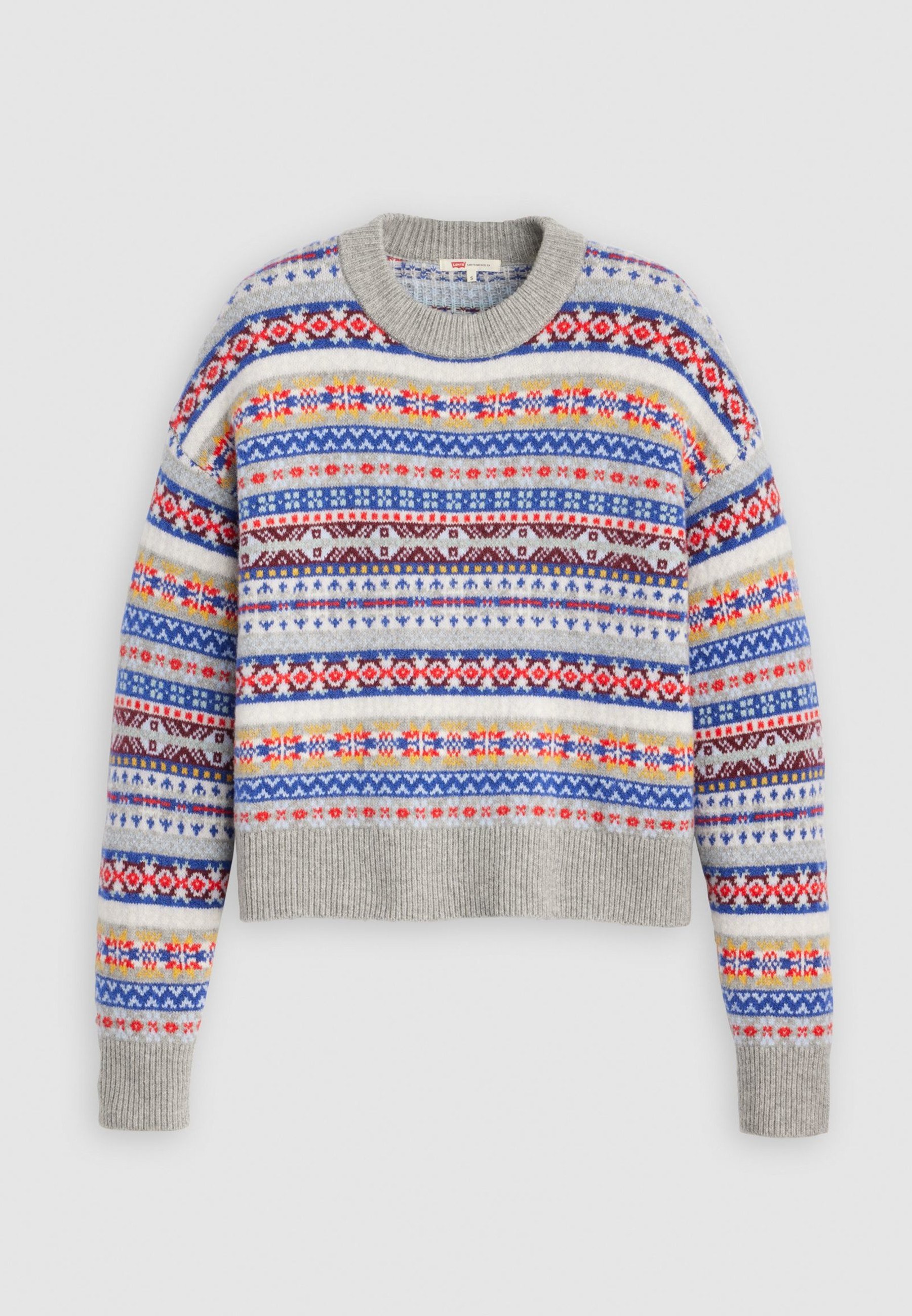 Levi's® INES - Pull - Leandra Fair Isle couleur fauve, mélange de laine