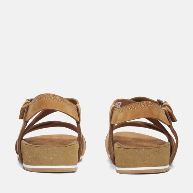 Sandalo a Listini Incrociati Malibu Waves da                Donna in marrone chiaro