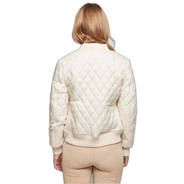 Jaqueta puffer feminina - URBAN CLASSICS - GT - Nylon - Gola canelada - Bolsos laterais - 2XL