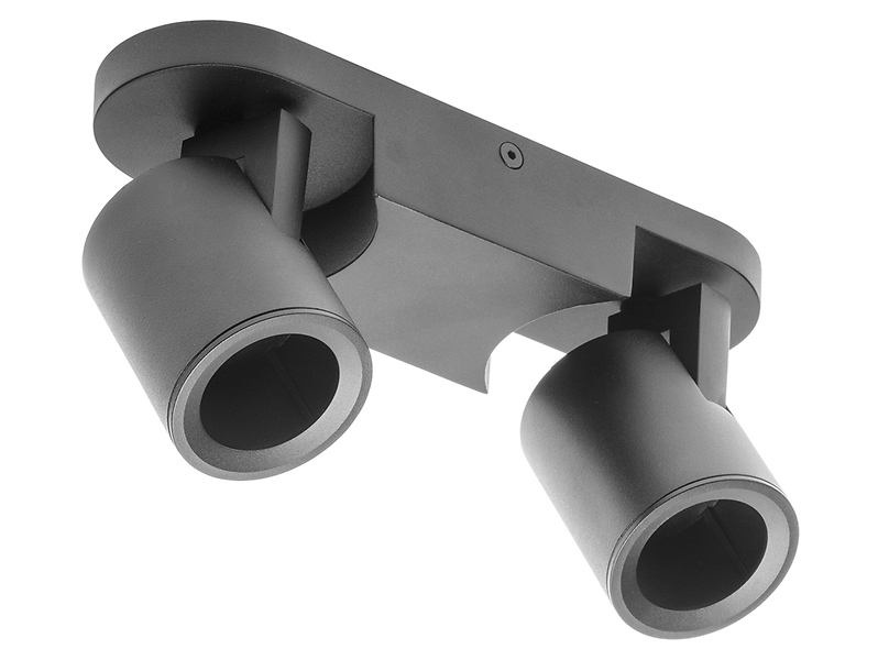 Spot Blink 2-punktowy aluminiowy czarny