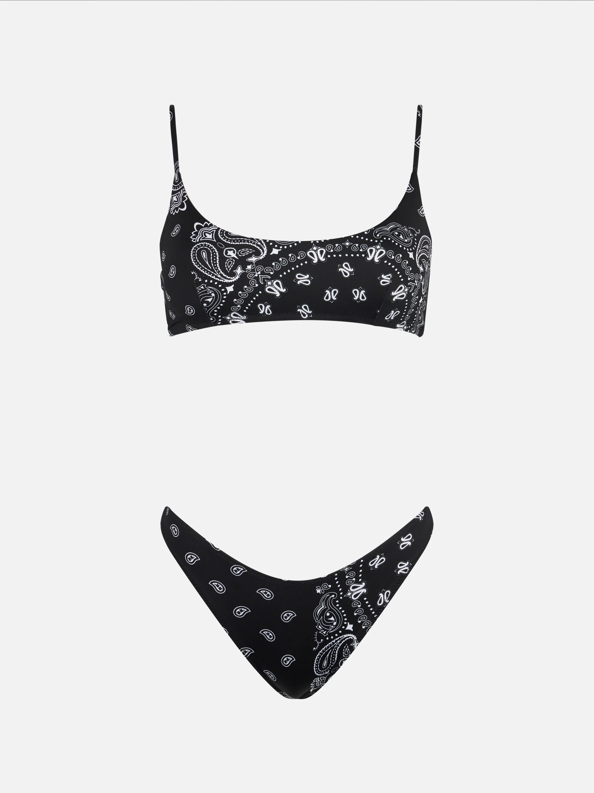 Bralette bikini voor dames met bandana-print