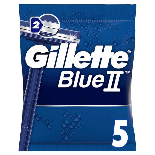 Brivniki za enkratno uporabo Gillette Blue II<br>5 kosov