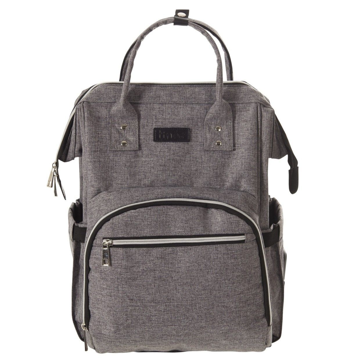 Borsa fasciatoio TINEO - Grande capacità - Fasciatoio - 1 tasca termica - Cinghie per passeggino - Tasca per salviettine - 26x40x18cm