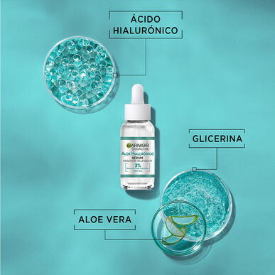 Garnier SkinActive Aloe Hyaluronic Acid Fuktighetsgivende Ansiktsserum med Aloe Vera 30 ml