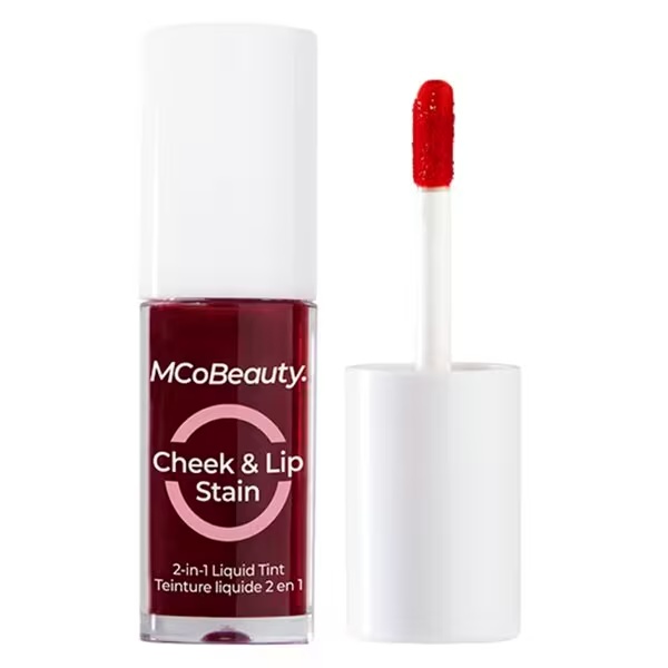 „MCoBeauty Rosy Red“ skruostų ir lūpų dažai<br>5 ml