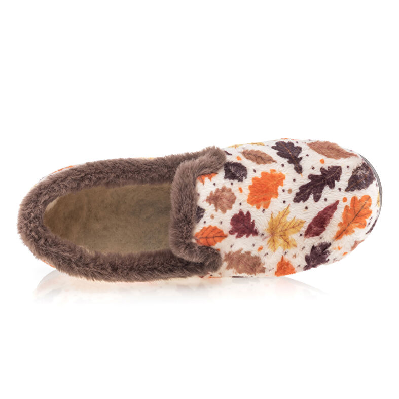 Pantuflas marrones para mujer