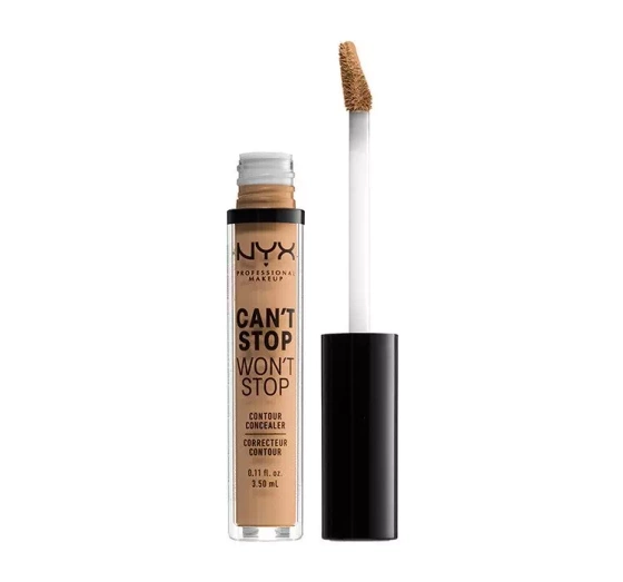 NYX Professional Makeup Can't Stop Won't Stop korektor 07.5 Soft Beige 3,5 ml