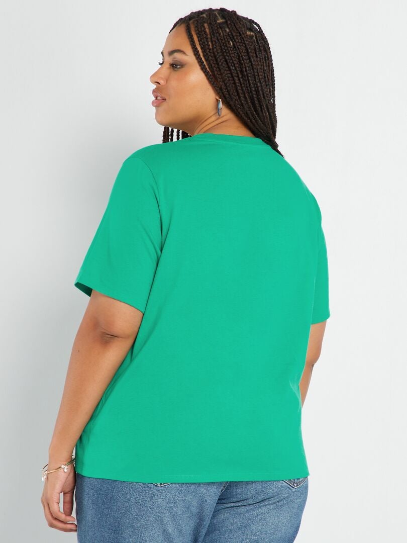 'Minnie' T-shirt met korte mouwen - GROEN