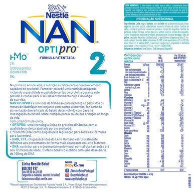 Nan Pack Speciální kojenecké mléko 2 Optipro 2 x 800 g 2 x 800 g