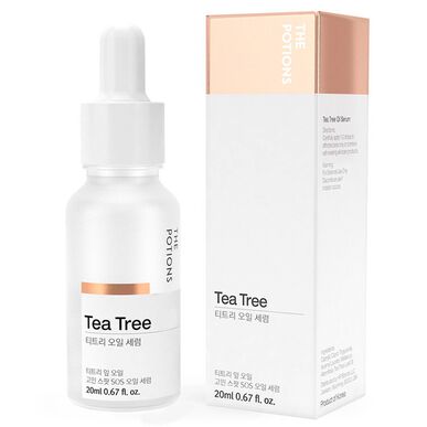 The Potions Teepuuöljyseerumi Tulehdusta Estävä Seerumi Aknelle Alttuvalle Iholle 20 ml