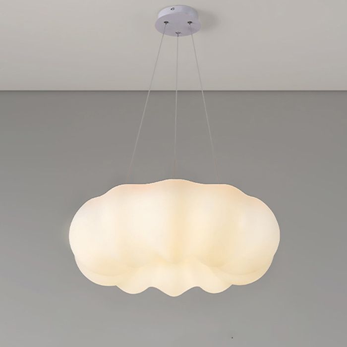 Lámpara colgante LED moderna con forma de nube SNOGOLD, araña regulable de 3 colores, lámpara colgante de estilo escandinavo para sala de estar.