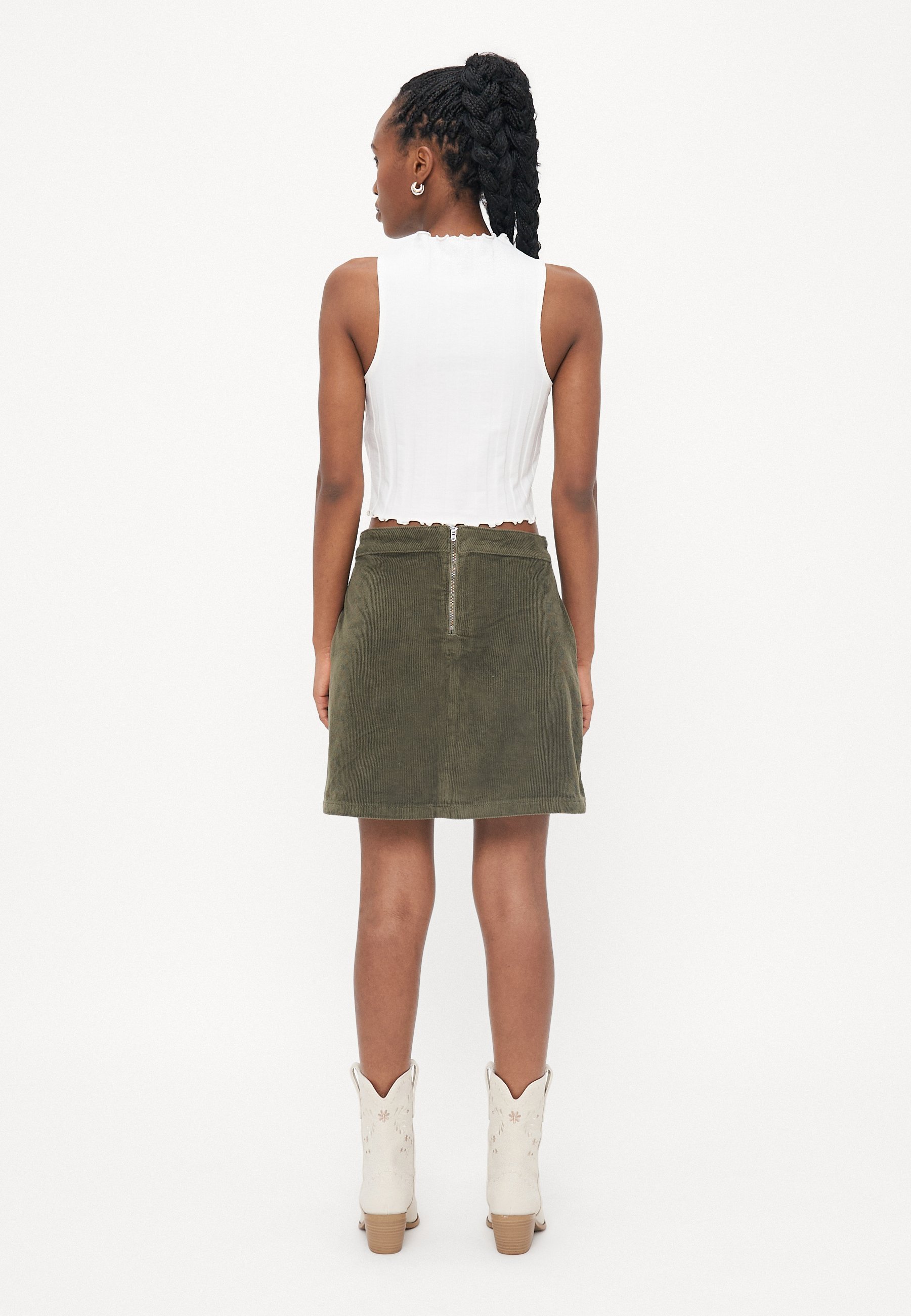 VMKATA SHORT SKIRT - A-line skjørt - grape leafVero Moda Petite