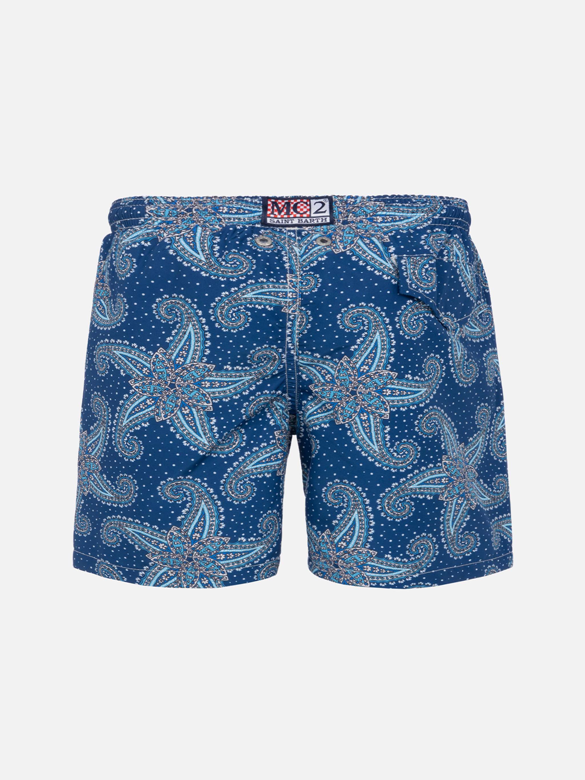 Zwempak voor jongens met paisleyprint